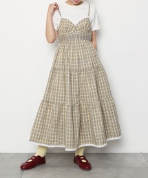 PUNYUS | チェック柄キャミワンピース(ワンピース)