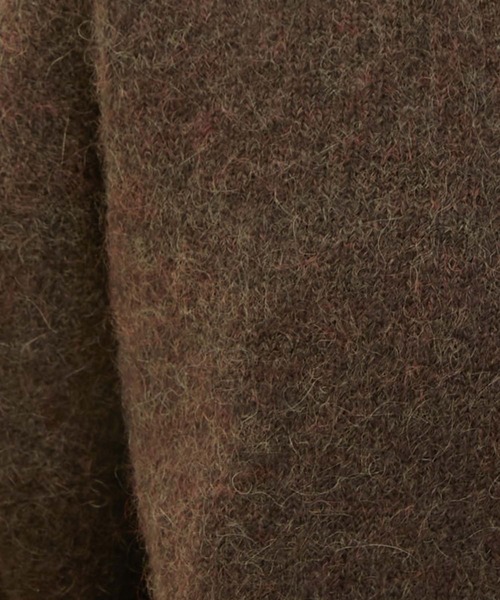 LA PEAU DE GEM（ラポドゥジェム）の「【LA PEAU DE GEM】foggy polo knit/フォギーポロニット（ポロシャツ・レディース・ブラック/ブラウン・FREE）」の19枚目の写真