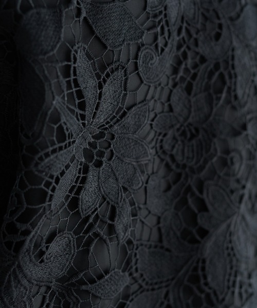 YECCA VECCA（イェッカヴェッカ）の「レースブルゾン（ブルゾン・レディース・アイボリー/ブラック・FREE）」の19枚目の写真