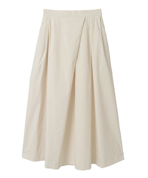 Tiara(ティアラ)の「アシンメトリータックスカート(スカート・レディース・ピンク/サックスブルー/ライトベージュ・3/2)」の2枚目の写真