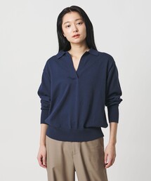 <MARW UNITED ARROWS>スキッパー ロングスリーブ ニット