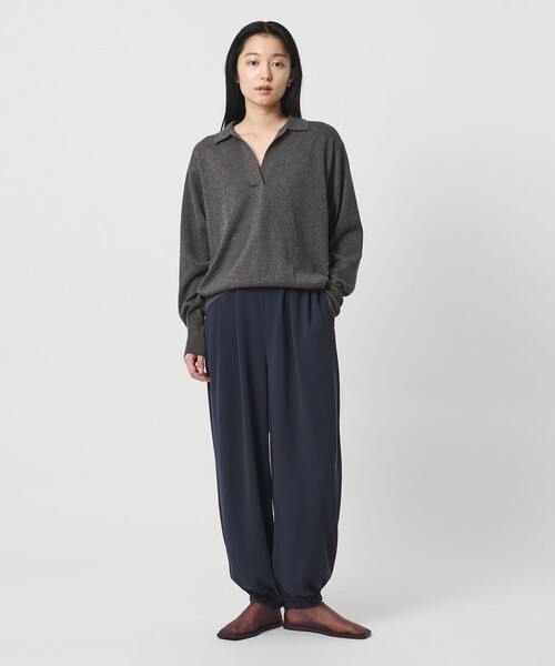 MARW UNITED ARROWS（マルゥ ユナイテッドアローズ）の「＜MARW UNITED ARROWS＞スキッパー ロングスリーブ ニット（ニット/セーター・レディース・オフホワイト/ダークグレー/ネイビー・FREE）」の15枚目の写真