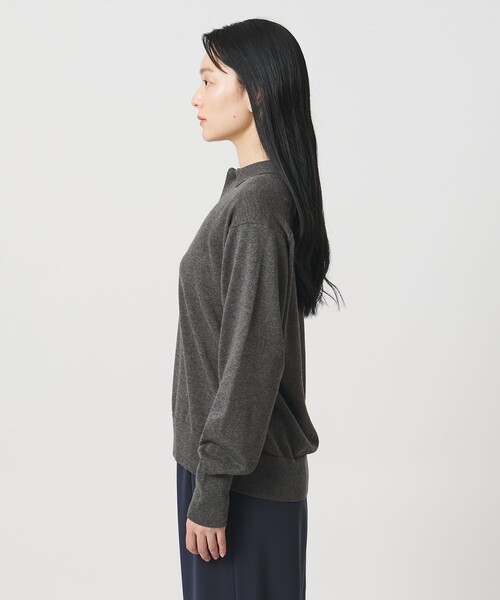 MARW UNITED ARROWS(マルゥ ユナイテッドアローズ)の「<MARW UNITED ARROWS>スキッパー ロングスリーブ ニット(ニット/セーター・レディース・オフホワイト/ダークグレー/ネイビー・FREE)」の12枚目の写真