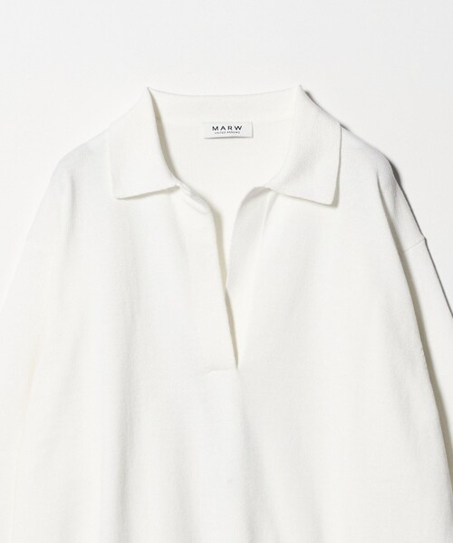 MARW UNITED ARROWS(マルゥ ユナイテッドアローズ)の「<MARW UNITED ARROWS>スキッパー ロングスリーブ ニット(ニット/セーター・レディース・オフホワイト/ダークグレー/ネイビー・FREE)」の16枚目の写真