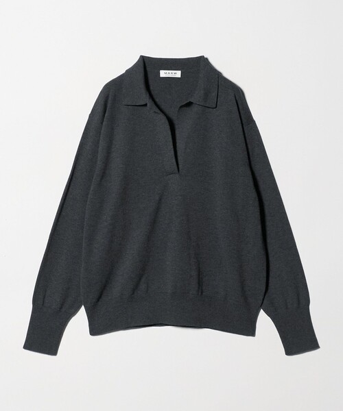 MARW UNITED ARROWS(マルゥ ユナイテッドアローズ)の「<MARW UNITED ARROWS>スキッパー ロングスリーブ ニット(ニット/セーター・レディース・オフホワイト/ダークグレー/ネイビー・FREE)」の20枚目の写真