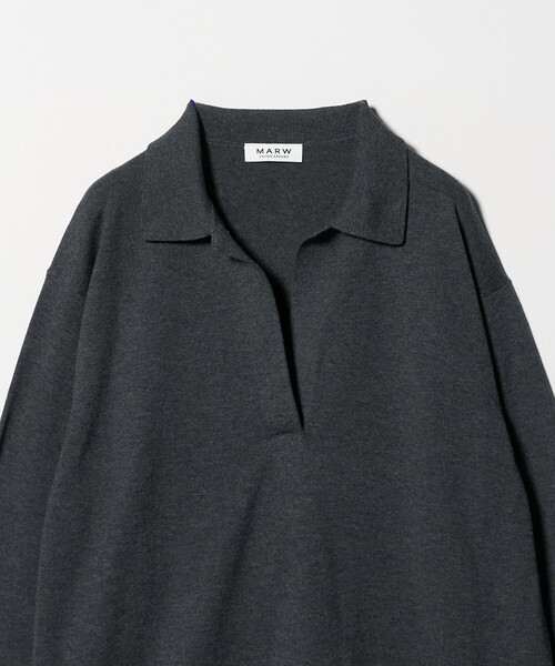 MARW UNITED ARROWS(マルゥ ユナイテッドアローズ)の「<MARW UNITED ARROWS>スキッパー ロングスリーブ ニット(ニット/セーター・レディース・オフホワイト/ダークグレー/ネイビー・FREE)」の22枚目の写真