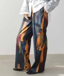 Bou Jeloud（ブージュルード）の「水彩柄ワイドイージーパンツ（その他パンツ）」