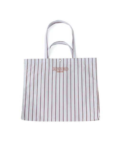 ROPE' PICNIC（ロペピクニック）の「ストライプビッグトートバッグ/2WAY・A4対応（トートバッグ・レディース・ブルー系その他4/ピンク系その他2/ベージュ系その他・FREE）」の4枚目の写真