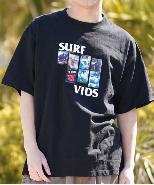 lost(ロスト)の「lost/ロスト メンズ 半袖 Tシャツ SURF VIDS TEE LM6S-2115(Tシャツ/カットソー・メンズ・ブラック/ホワイト・XL/L/M)」の2枚目の写真