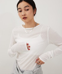 HANNE | アイレットロングスリーブTEE(Tシャツ/カットソー)