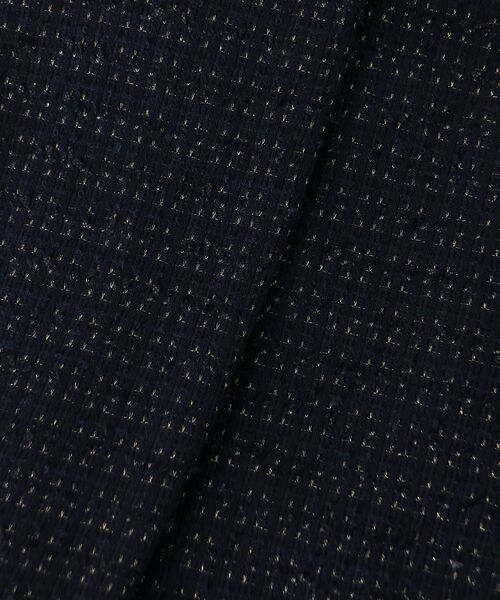 le.coeur blanc（ルクールブラン）の「ツィードノーカラージャケット（ノーカラージャケット・レディース・ネイビー/アイボリー・38）」の17枚目の写真