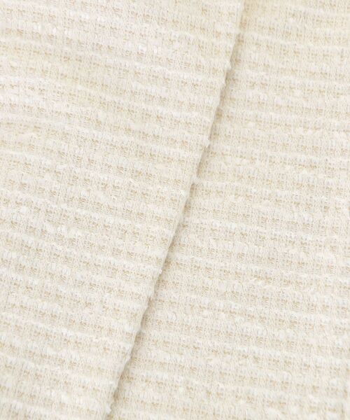 le.coeur blanc（ルクールブラン）の「ツィードノーカラージャケット（ノーカラージャケット・レディース・ネイビー/アイボリー・38）」の18枚目の写真
