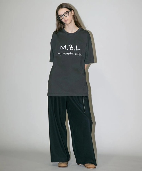 my beautiful landlet(マイビューティフルランドレット)の「【my beautiful landlet】 HIGH-TWIST TWILL SIDE TUCK WIDE PANTS(その他パンツ・メンズ・ベージュ/ネイビー/ブラック・1/2/0)」の13枚目の写真