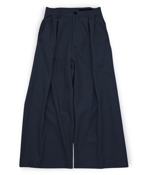 my beautiful landlet(マイビューティフルランドレット)の「【my beautiful landlet】 HIGH-TWIST TWILL SIDE TUCK WIDE PANTS(その他パンツ・メンズ・ベージュ/ネイビー/ブラック・1/2/0)」の17枚目の写真