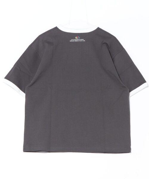 FRUIT OF THE LOOM(フルーツオブザルーム)の「FTL x KELLOGGS RINGER T-SHIRT4 / ケロッグ コラボ 半袖リンガーTシャツ フルーツループデザイン(Tシャツ/カットソー・メンズ・チャコールグレー・S/L/M)」の3枚目の写真