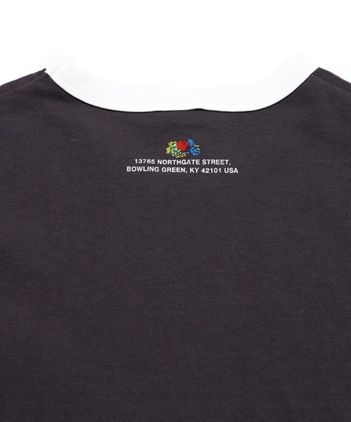 FRUIT OF THE LOOM(フルーツオブザルーム)の「FTL x KELLOGGS RINGER T-SHIRT4 / ケロッグ コラボ 半袖リンガーTシャツ フルーツループデザイン(Tシャツ/カットソー・メンズ・チャコールグレー・S/L/M)」の8枚目の写真