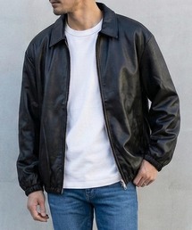 TopIsm（トップイズム）の「フェイクレザー ジップジャケット（ブルゾン）」