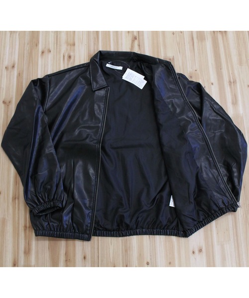 TopIsm(トップイズム)の「フェイクレザー ジップジャケット(ブルゾン・メンズ・ブラック・LL/L/M)」の10枚目の写真