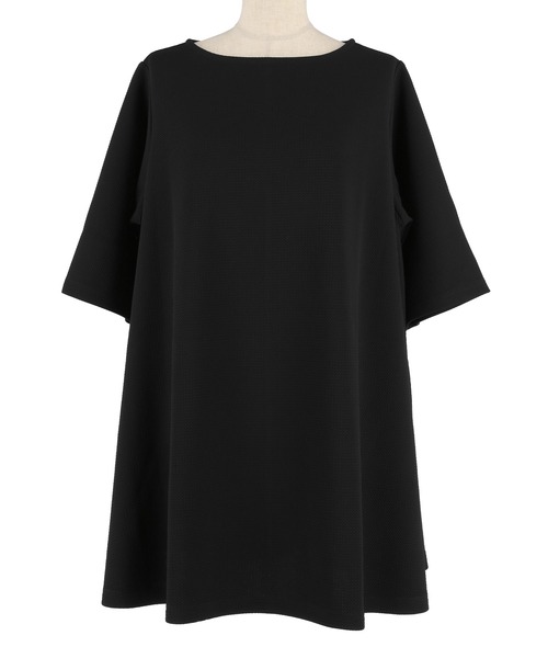 coca(coca)(コカ)の「エンボスボートネックチュニック(チュニック・レディース・ベージュ/ブラック・L/M/S)」の20枚目の写真