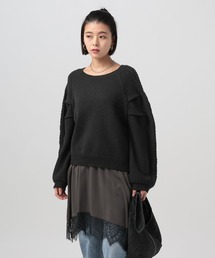 BAYFLOW | [春まで活躍する]デザインスリーブニット(ニット/セーター)