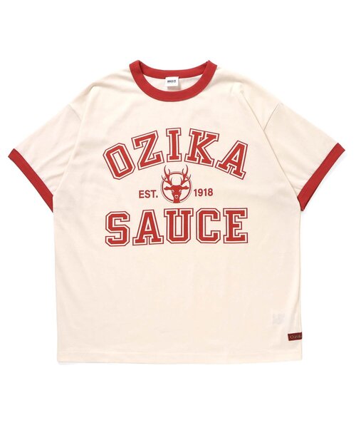 BREEZE(ブリーズ)の「【リンク】オジカソースTシャツ(大人サイズ)(Tシャツ/カットソー・レディース・オフホワイト/ネイビー・LARGE)」の3枚目の写真