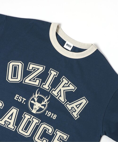BREEZE(ブリーズ)の「【リンク】オジカソースTシャツ(大人サイズ)(Tシャツ/カットソー・レディース・オフホワイト/ネイビー・LARGE)」の10枚目の写真