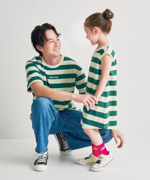 MIKI HOUSE（ミキハウス）の「【WEB限定】ボーダーワンピース（ワンピース・キッズ・ブルー/ピンク/グリーン系その他/ベージュ・120cm/110cm/100cm/90cm/80ｃｍ/140cm/130cm）」の18枚目の写真