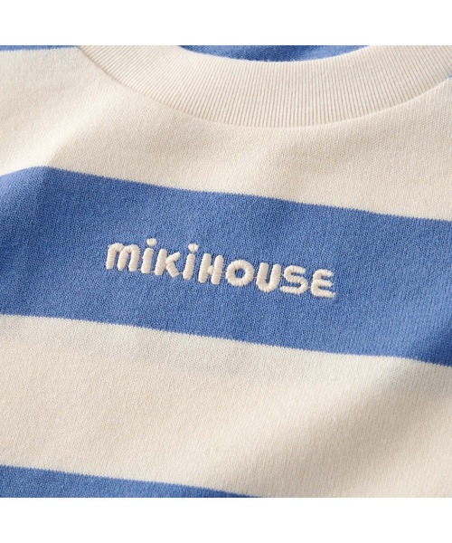 MIKI HOUSE（ミキハウス）の「【WEB限定】ボーダーワンピース（ワンピース・キッズ・ブルー/ピンク/グリーン系その他/ベージュ・120cm/110cm/100cm/90cm/80ｃｍ/140cm/130cm）」の16枚目の写真