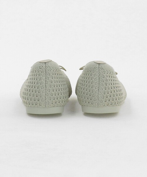 green label relaxing（グリーンレーベルリラクシング）の「ウェルネスシアー バレエシューズ / ニットシューズ（バレエシューズ・レディース・シルバー/ブラック/オリーブ/ベージュ・23cm/24.5cm/24cm/22.5cm/23.5cm/25cm）」の10枚目の写真