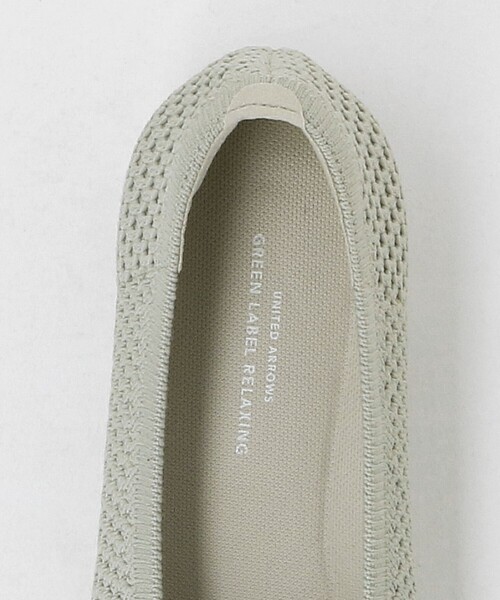 green label relaxing（グリーンレーベルリラクシング）の「ウェルネスシアー バレエシューズ / ニットシューズ（バレエシューズ・レディース・シルバー/ブラック/オリーブ/ベージュ・23cm/24.5cm/24cm/22.5cm/23.5cm/25cm）」の12枚目の写真