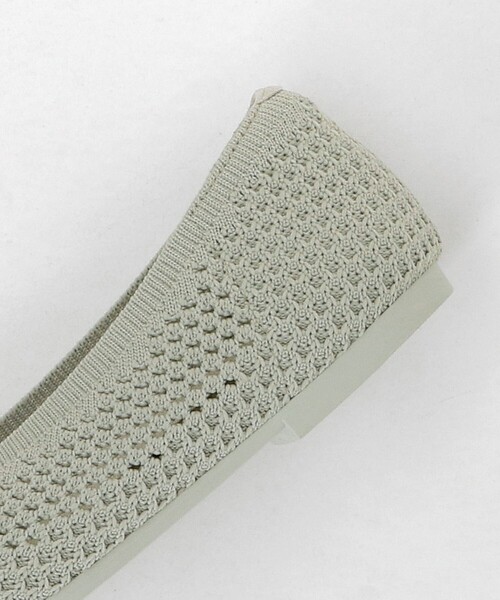 green label relaxing（グリーンレーベルリラクシング）の「ウェルネスシアー バレエシューズ / ニットシューズ（バレエシューズ・レディース・シルバー/ブラック/オリーブ/ベージュ・23cm/24.5cm/24cm/22.5cm/23.5cm/25cm）」の14枚目の写真