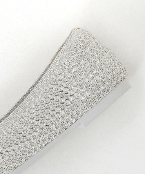 green label relaxing（グリーンレーベルリラクシング）の「ウェルネスシアー バレエシューズ / ニットシューズ（バレエシューズ・レディース・シルバー/ブラック/オリーブ/ベージュ・23cm/24.5cm/24cm/22.5cm/23.5cm/25cm）」の19枚目の写真