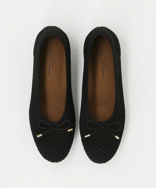 green label relaxing（グリーンレーベルリラクシング）の「ウェルネスシアー バレエシューズ / ニットシューズ（バレエシューズ・レディース・シルバー/ブラック/オリーブ/ベージュ・23cm/24.5cm/24cm/22.5cm/23.5cm/25cm）」の21枚目の写真