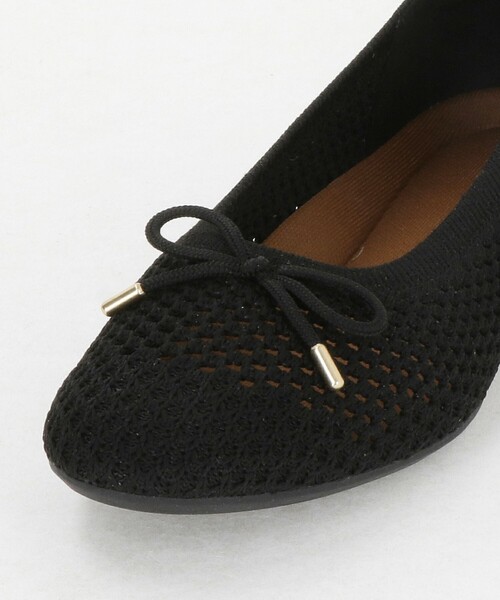 green label relaxing（グリーンレーベルリラクシング）の「ウェルネスシアー バレエシューズ / ニットシューズ（バレエシューズ・レディース・シルバー/ブラック/オリーブ/ベージュ・23cm/24.5cm/24cm/22.5cm/23.5cm/25cm）」の22枚目の写真