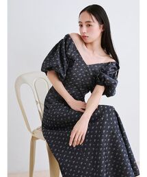 FRAY I.D（フレイアイディー）の「【00サイズあり】ボリュームパフスリーブワンピース（ワンピース）」