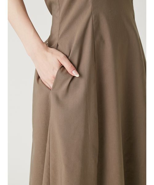 FRAY I.D（フレイアイディー）の「【00サイズあり】ボリュームパフスリーブワンピース（ワンピース・レディース・モカ/ドット/グリーン/インディゴブルー・00/1/0）」の10枚目の写真