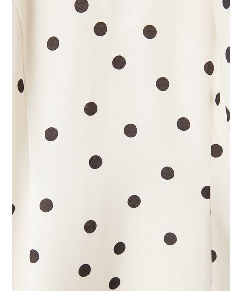 FRAY I.D（フレイアイディー）の「【00サイズあり】ボリュームパフスリーブワンピース（ワンピース・レディース・モカ/ドット/グリーン/インディゴブルー・00/1/0）」の14枚目の写真