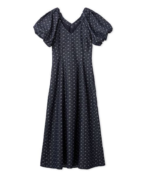 FRAY I.D（フレイアイディー）の「【00サイズあり】ボリュームパフスリーブワンピース（ワンピース・レディース・モカ/ドット/グリーン/インディゴブルー・00/1/0）」の21枚目の写真