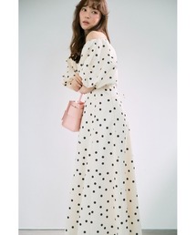 FRAY I.D（フレイアイディー）の「【00サイズあり】ボリュームパフスリーブワンピース（ワンピース）」