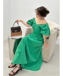 FRAY I.D（フレイアイディー）の「【00サイズあり】ボリュームパフスリーブワンピース（ワンピース）」