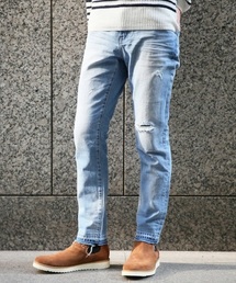 RAGEBLUE | ＜コーンミルズ社製デニム使用＞ダメージデニム/711929(デニムパンツ)