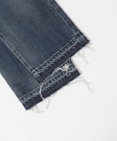 RAGEBLUE（レイジブルー）の「＜コーンミルズ社製デニム使用＞ダメージデニム/711929（デニムパンツ・メンズ・ブルー/ライトブルー・X-LARGE/MEDIUM/LARGE）」の8枚目の写真