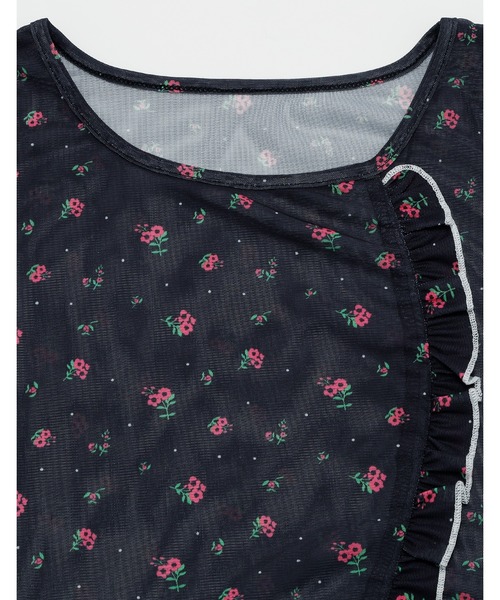 Little sunny bite(リトルサニーバイト)の「【8】【it】【Little Sunny Bite】floral tulle top(Tシャツ/カットソー・レディース・ホワイト/ブラック/ピンク・MEDIUM/SMALL)」の21枚目の写真