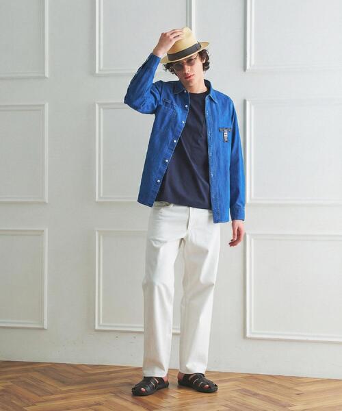 TAKEO KIKUCHI(タケオキクチ)の「【BOWLER HAT LABEL】Tエンブレム デニムシャツ(シャツ/ブラウス・メンズ・ブルー/ライトブルー・04/03/02)」の15枚目の写真