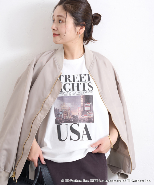 JOURNAL STANDARD(ジャーナルスタンダード)の「LIFE PICTURE COLLECTION JS ポンチョTEE(Tシャツ/カットソー・レディース・ホワイト/ベージュ/ブラック系その他・FREE)」の17枚目の写真