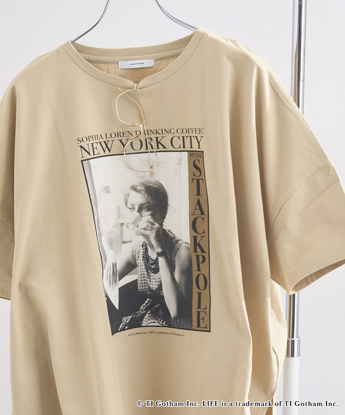 JOURNAL STANDARD(ジャーナルスタンダード)の「LIFE PICTURE COLLECTION JS ポンチョTEE(Tシャツ/カットソー・レディース・ホワイト/ベージュ/ブラック系その他・FREE)」の21枚目の写真