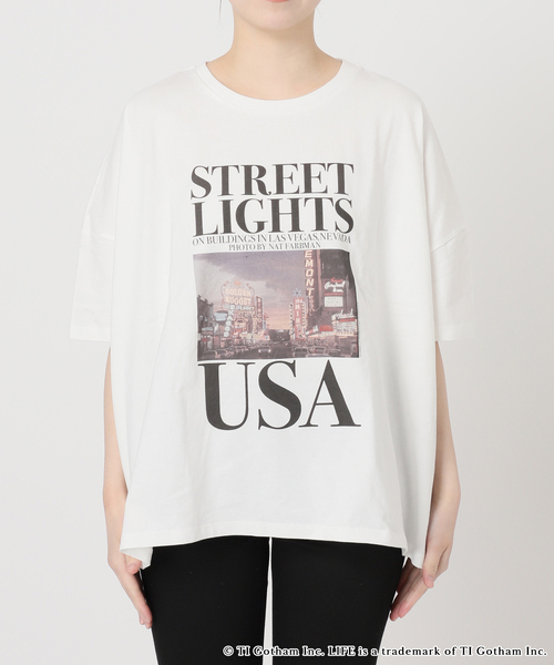 JOURNAL STANDARD(ジャーナルスタンダード)の「LIFE PICTURE COLLECTION JS ポンチョTEE(Tシャツ/カットソー・レディース・ホワイト/ベージュ/ブラック系その他・FREE)」の22枚目の写真