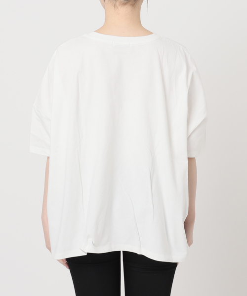 JOURNAL STANDARD(ジャーナルスタンダード)の「LIFE PICTURE COLLECTION JS ポンチョTEE(Tシャツ/カットソー・レディース・ホワイト/ベージュ/ブラック系その他・FREE)」の12枚目の写真