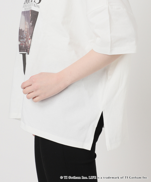 JOURNAL STANDARD(ジャーナルスタンダード)の「LIFE PICTURE COLLECTION JS ポンチョTEE(Tシャツ/カットソー・レディース・ホワイト/ベージュ/ブラック系その他・FREE)」の15枚目の写真