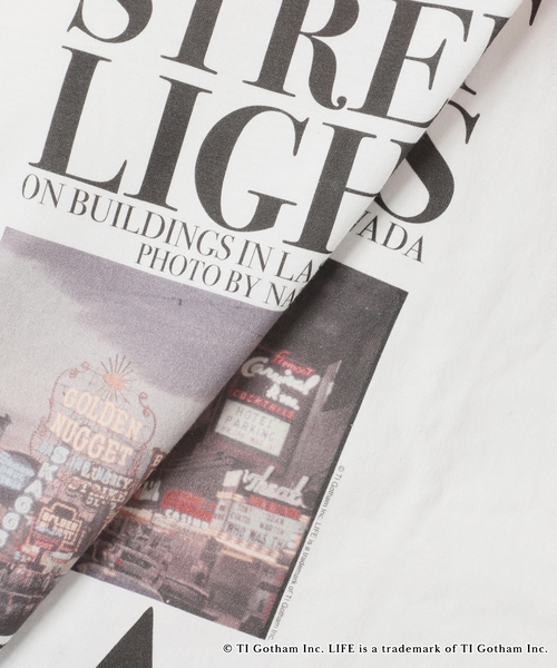 JOURNAL STANDARD(ジャーナルスタンダード)の「LIFE PICTURE COLLECTION JS ポンチョTEE(Tシャツ/カットソー・レディース・ホワイト/ベージュ/ブラック系その他・FREE)」の5枚目の写真